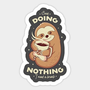 Sloth Coffee (Sloffee) Sticker